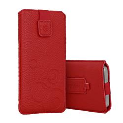 FUTERAŁ WONDER DEKO - (ROZMIAR M) IPHONE 5 / NOKIA 215 4G / 225 / 5310 2020 czerwony-109598