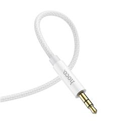 KABEL AUX AUDIO JACK 3.5mm / TYP C HOCO UPA19 1m srebrny-110108