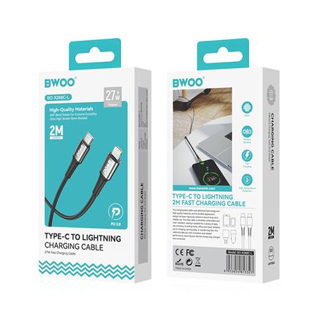KABEL BWOO BO-X288C-L-3M USB-C / LIGHTNING 30W 3M CZARNY
6933654813372
GSM188852 
-110159