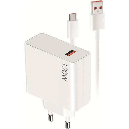 ŁADOWARKA SIECIOWA EXTREME 1 x USB   KABEL TYP C 120W  HYPERSPEEDXi biała
ŁAD000350
5901445654894-110165