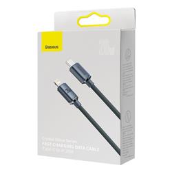 KABEL USB-C / LIGHTNING BASEUS CRYSTAL SHINE 2M 20W czarny
BRA012092
6932172602772-110799