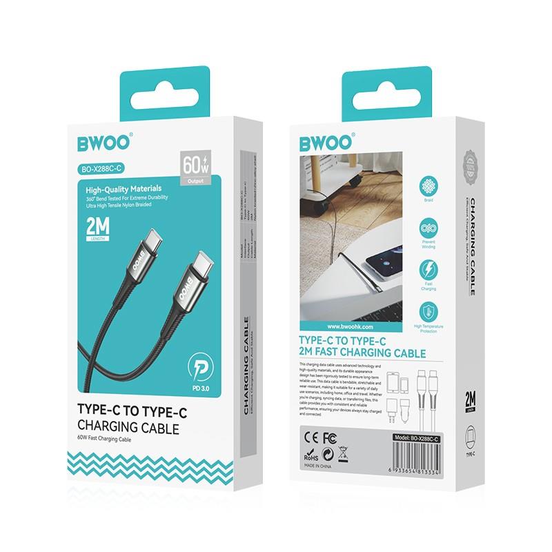 KABEL BWOO BO-X288C-C-3M USB-C / USB-C 60W 3M CZARNY
6933654813389
GSM188851
-111006