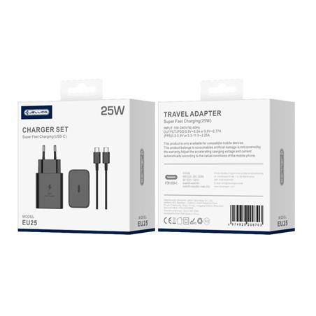 ŁADOWARKA SIECIOWA JELLICO EU25 PD 25W 1 X USB-C   KABEL TYP C / TYP C czarna
6974929206710-111840