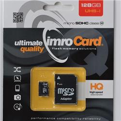KARTA MICRO SD IMRO 128 GB UHS-I   adapter-112262