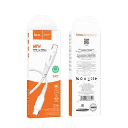 KABEL USB TYP C / TYP C HOCO X70 60W 3A 1m biały-112441
