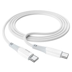 KABEL USB TYP C / TYP C HOCO X70 60W 3A 1m biały-112439