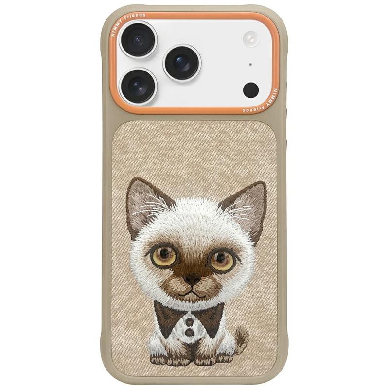 ETUI NIMMY BIG EYED PET 2.0 CAT IPHONE 17 PRO beżowy 
6971080313486-112655