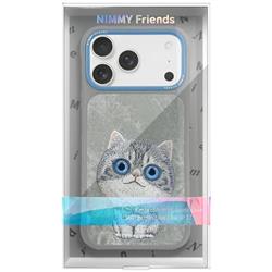 ETUI NIMMY BIG EYED PET 2.0 CAT IPHONE 17 PRO szary
6971080313363-112661