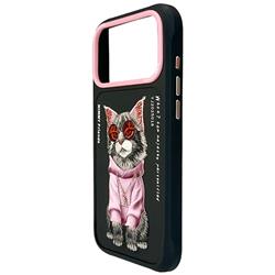 ETUI NIMMY GLASSES COOL CAT IPHONE 17 czarny 
6971080313622-112752
