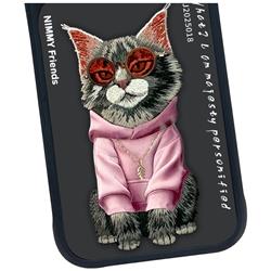 ETUI NIMMY GLASSES COOL CAT IPHONE 17 PRO czarny 
6971080313646-112755