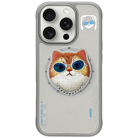 ETUI NIMMY GLASSES COOL CAT MAGSAFE IPHONE 16 PRO szary
6971080310751-112773
