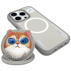 ETUI NIMMY GLASSES COOL CAT MAGSAFE IPHONE 16 PRO szary
6971080310751-112771