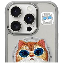 ETUI NIMMY GLASSES COOL CAT MAGSAFE IPHONE 16 PRO szary
6971080310751-112772