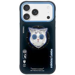ETUI NIMMY GLASSES COOL CAT MAGSAFE IPHONE 17 czarno niebieski
6971080314315-112775