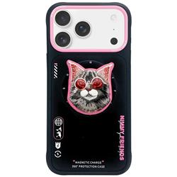 ETUI NIMMY GLASSES COOL CAT MAGSAFE IPHONE 17 PRO czarno różowy
6971080314414-112781