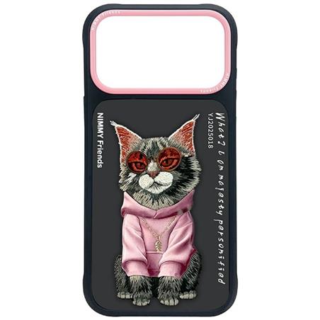 ETUI NIMMY GLASSES COOL CAT IPHONE 17 PRO MAX czarny 
6971080313653-112995