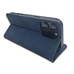 KABURA SMART SUEDE SAMSUNG S26 granatowa-113174