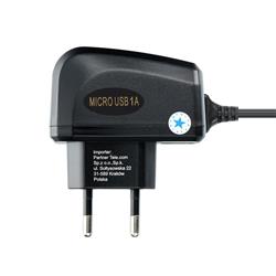 ŁADOWARKA SIECIOWA BLUESTAR MICRO USB 1A 5W Z KABLEM LITE czarna
TFK-TC-1095B-113554