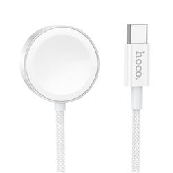 ŁADOWARKA INDUKCYJNA HOCO CW59 MAGSAFE 2,5W KOMPATYBILNA Z APPLE WATCH I SAMSUNG WATCH biała-113746