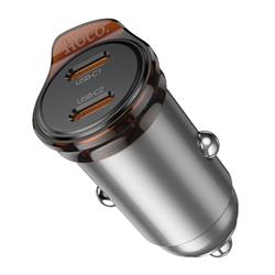 ŁADOWARKA SAMOCHODOWA HOCO NZ16B 2 X USB-C QC3.0 PD 45W szara
-113739