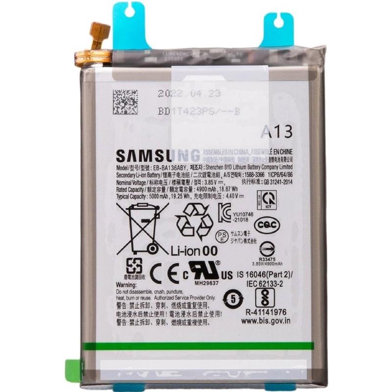 ORG BATERIA SERVICE PACK SAMSUNG A13 5G A136
GH82-27431A-114362