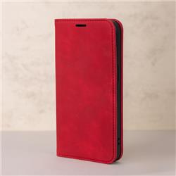 KABURA SMART SUEDE SAMSUNG A56 5G czerwona-114720