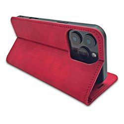 KABURA SMART SUEDE SAMSUNG A56 5G czerwona-114723