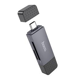 CZYTNIK KART PAMIĘCI HOCO HB45 SD / TF HOCO USB A / USB C 3.0 szary
6942007620529-114816