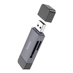 CZYTNIK KART PAMIĘCI HOCO HB45 SD / TF HOCO USB A / USB C 3.0 szary
6942007620529-114817