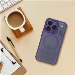 FUTERAŁ FULL MATTE MAG COVER Z MAGSAFE IPHONE 15 PRO (6.1) fioletowy-114863