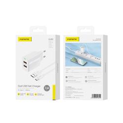 ŁADOWARKA SIECIOWA FONENG EU63 2XUSB   KABEL TYP C 12W biała
-114976