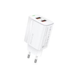 ŁADOWARKA SIECIOWA FONENG EU63 2XUSB   KABEL TYP C 12W biała
-114975