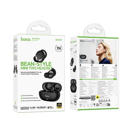SŁUCHAWKI BLUETOOTH HOCO EW207 czarne
6942007677899-115082