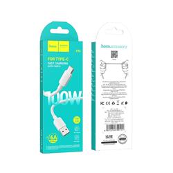KABEL USB TYP C HOCO X96 6A 100W 1m biały-115449