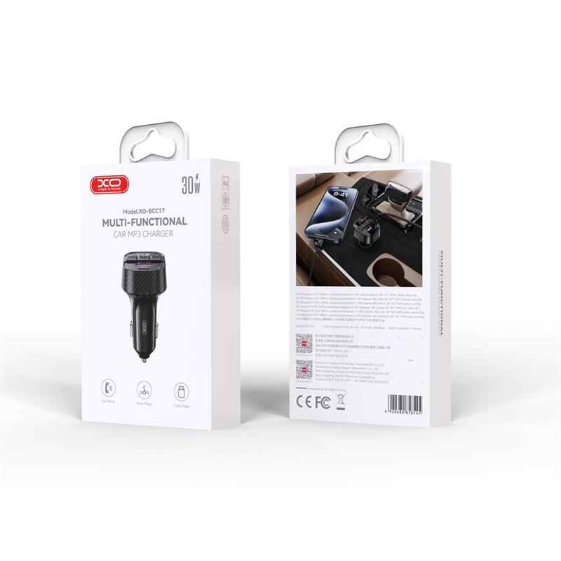 TRANSMITER XO FM BCC17 BLUETOOTH MP3   ŁADOWARKA SAMOCHODOWA 30W
GSM184875-115485