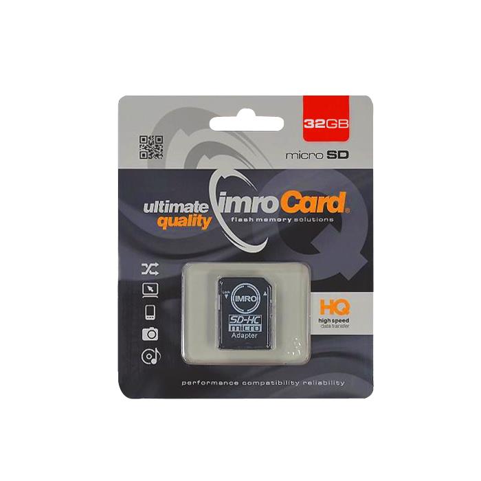 KARTA MICRO SD IMRO 32GB USH-I   ADAPTER-115528