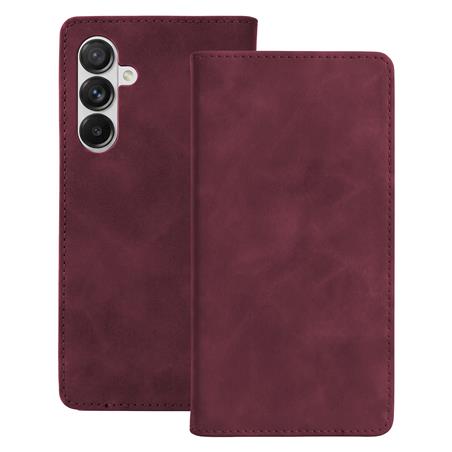 KABURA SMART SUEDE SAMSUNG A16 4G / 5G bordowa-115820