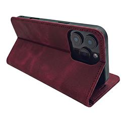 KABURA SMART SUEDE SAMSUNG A54 5G bordowa-115868