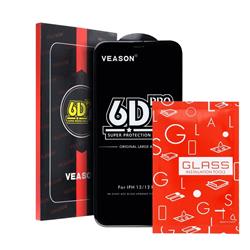 6D SZKŁO PRO VEASON XIAOMI REDMI NOTE 14 4G / NOTE 14 5G czarny-116782