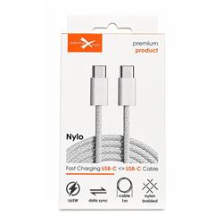 KABEL WZMOCNIONY EXTREME NYLO TYP C - TYP C 1m 65W biały 
KAB000362
5901445651725-116801