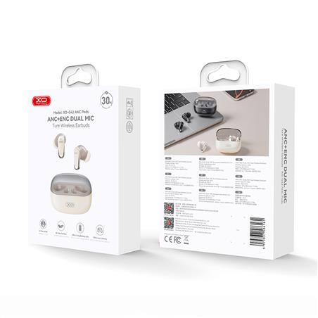 SŁUCHAWKI BLUETOOTH XO G42 TWS ANC   ENC beżowe
GSM276887
6975837586161-116869