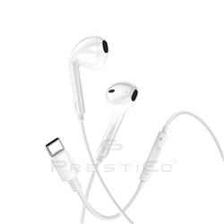 SŁUCHAWKI PRESTICO HF3 TYP C  białe
5902280601845-117159