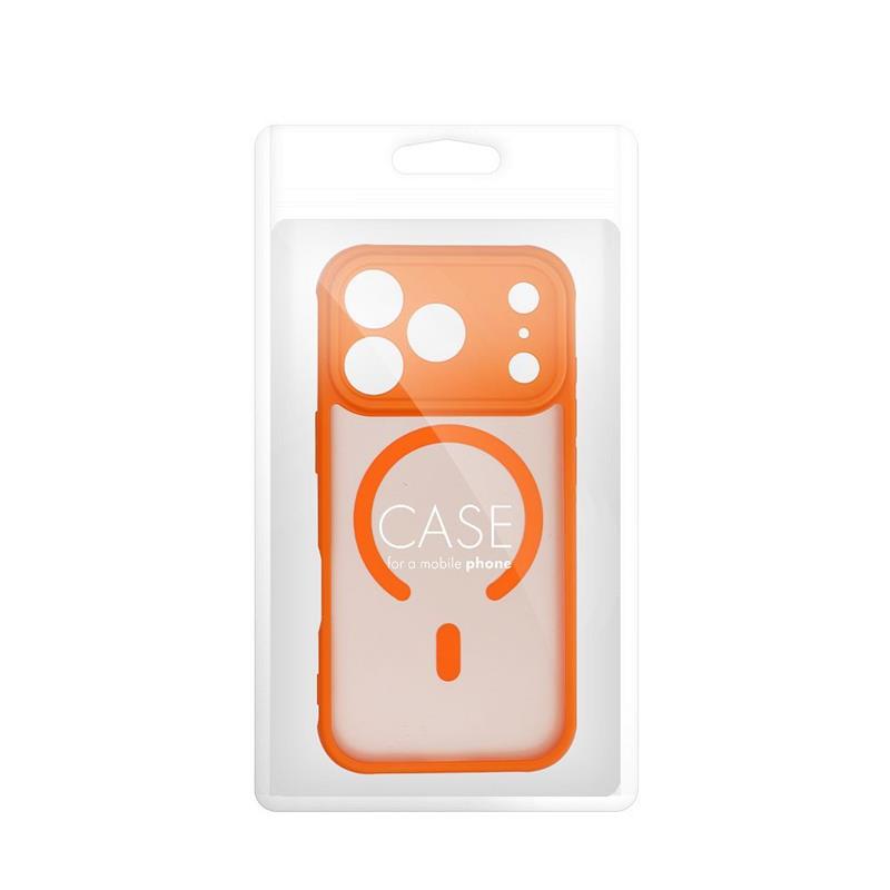 FUTERAŁ FULL MATTE MAG COVER Z MAGSAFE IPHONE 17 (6.3) / 18 (6.3) pomarańczowy -117348