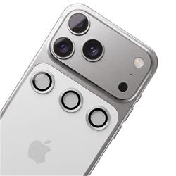 ZESTAW SZKIEŁ NA APARAT DO IPHONE 18 PRO srebrny 
OEM0101595
-117525
