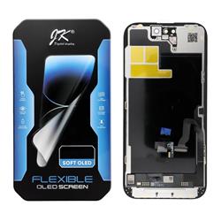 WYŚWIETLACZ LCD iPHONE 15 PRO 6.1 HARD OLED (Change IC) JK czarny-117681