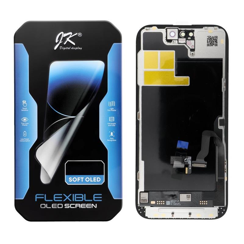 WYŚWIETLACZ LCD iPHONE 15 PRO 6.1 HARD OLED (Change IC) JK czarny-117681