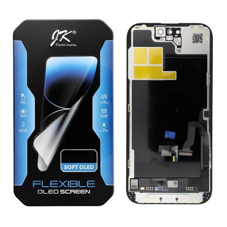 WYŚWIETLACZ LCD iPHONE 15 PRO MAX 6.7 SOFT OLED (Change IC) JK czarny-117683