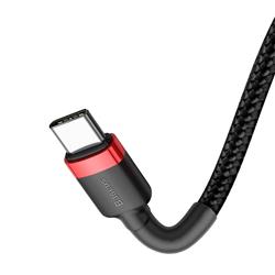 KABEL USB-C/USB-C BASEUS CAFULE NYLONOWY PD2.0 60W 20V 3A QC3.0 2m czerwono-czarny 
6953156285248
-117881