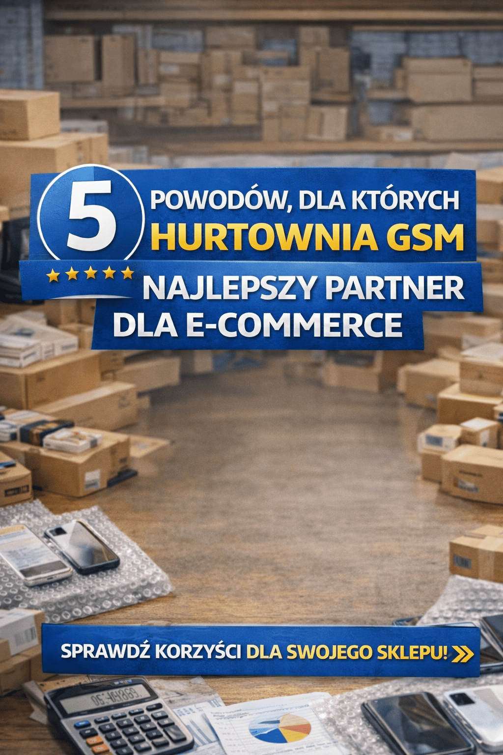 5 powodów, dla których hurtownia GSM to najlepszy partner dla e-commerce